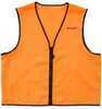The Deluxe Blaze Orange Hunting Vest from Allen has over 600 square inches of highly-visible hunting-compliant fabric.  Made from durable polyester, the vest has a heavy-duty front zipper closure, plu...