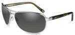 Wiley X Klein Sunglasses - Smoke Grey Lens - Silver Frame