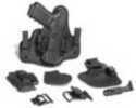 Alien Gear Holsters SSHK0404RHR1 ShapeShift Core Carry Pack IWB/OWB S&W M&P 9 Shield Polymer Black