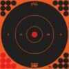 Pro-Shot 12BORNGE5PK SplatterShot Peel & Stick Self-Adhesive Orange/Black Bullseye 12" 5 Pack