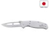 Blade Material: 440 Stainless Steel Number Of BLADES: 1 Blade Length: 3.125" Handle Material: Aluminum Handle Color: Silver Open Length: 0 Closed Length: 0 Weight: 0 Dimension: 0.85 X 1.40 X 4.55 Heig...