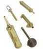 The Tradition's Flint Lock Shooter's Kit Includes: a Deluxe Brass Powder Flask; Brass Pan Primer And Brass Adjustable Powder Measure With Swivel Top Funnel; Wooden Ball Starter; Universal Cleaning Pic...