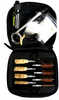 This Kit Includes: Clenzoil Field And Range Dropper, .22 Cal-.45 Cal Bore Brushes And Mops, 12" Cable With Handle, Scrubbing Brush, Patch Pullers, Cotton Patches, And Nylon Water Resistant Case.
