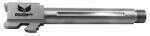 The Glock 17 match grade barrel from S3FSolutions is a drop in ready barrel. This barrel has a stainless finish, it is also fluted and threaded.