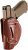 1791 Gunleather 3WH5CBRA 3 Way Brown Leather OWB Compatible with for Glock 17/HK VP9/S&W M&P9/Sprgfld XD9 Ambidextrous H