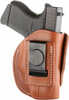 1791 Gunleather 4WH2CBRR 4 Way Classic Brown Leather IWB/OWB for Glock 42,43/Keltech 380, P11/Ruger LCP/S&W Bodyguard/Si