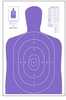 B-27E-Pr High Visibility Fluorescent Purple Target. Great For Indoor Ranges Size: 23" X 35".