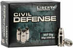 Link to The Entire Civil Defense Line Is Lead-Free And California Compliant. Compared To Other Top 357 Sig Self-Defense rounds, The Civil Defense 357 Sig Has: 43 To 46 Percent Felt Recoil, 64 To 87 Percent More Velocity, 16 To 46 Percent More Kinetic Energy, And Reduced Over-Penetration.