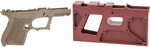Pf9SS 80% Standard Texture Frame For Glock~43 FDE