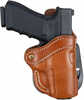 1791 Gunleather PDH24SCBRR PDH 2.4S Classic Brown Leather OWB Springfield XD-M Compact/Walther PPQ Right Hand