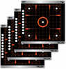 Allen 15238 EZ Aim Reflective Self-Adhesive Paper 12" X 12" Grid Black/Orange 4 Pack