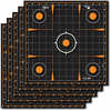 Allen 15314 EZ Aim Splash Self-Adhesive Paper 12" X 12" Sight-In Grid Black/Orange 5 Pack