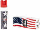 The USA Stun & Pepper Gel combo features a stun gun with a built in flashlight.