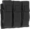 This tough nylon triple pouch is a great way to securely carry extra single or double stack pistol magazines. Each pouch holds a single magazine and securely retains it with a double thick flap and ho...