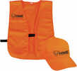 High Visibility Blaze Orange Vest features Front Hook-N-Loop Closure And Open Sides  Soft And Quiet 100% Polyester, Machine Washable  Unisex, Various Sizes To Fit All.