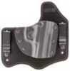 This Homeland Hybrid holster is made of leather and has an adjustable ride height. It fits Beretta 96.