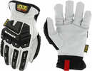 Mechanix Wear Durahide M-Pact Hd Driver Small White Leather Gloves