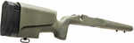 Mcmillan Fiberglass Stock 107OL+ Legend Deluxe Remington 700 BDL Olive Polymer Short Action Adjustable Cheek Riser
