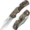 Cold Steel Hunter Double Safe 3.50" Folding Clip Point Plain 8Cr13MoV Stainless Blade GFN Camo Handle