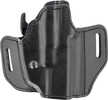Bianchi Allusion Assent Pro-Fit 283 Black Leather Holster W/Laminate Liner Belt Right Hand