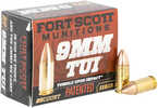 Fort Scott Munitions TUI Ammo Is a Match Grade Handgun Bullet, Designed To Be Reassuringly Effective For Self-Defense. Engineered To Tumble Upon Impact And Create a Dynamic Wound Cavity, The Unique, p...
