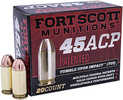 45 ACP 180 Grain FMJ 20 Rounds Fort Scott Munitions Ammunition