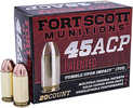 Fort Scott Munitions TUI Ammo Is a Match Grade Handgun Bullet, Designed To Be Reassuringly Effective For Self-Defense. Engineered To Tumble Upon Impact And Create a Dynamic Wound Cavity, The Unique, p...
