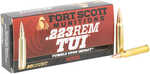 Fort Scott Munitions TUI Ammo Is a Match Grade Bullet Made Of Solid Copper And engineered To Tumble Upon Impact providing Devastating Stopping Power. While Designed as Precision Ammo For Rifle Hunters...