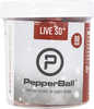 The Live Sd PepperBall Round contains 2.0% PAVA. It Is Effective For Direct Impact And Area Saturation When There Is No Line Of Sight.