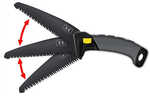 The Hawk Pruning Saw Is 11" Full Length And features a Titanium Finished Sk5 Carbon Steel, replaceable Saw Blade With An Aluminum Handle.