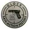 Glock AD00060 Safe Action Aluminum Promo Sign Silver/Black