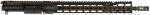 The MK116 upper is a gas piston system at a mid- length. It features a 16.1 inch barrel, and has key mod rails.