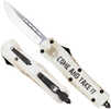 Cobratec Knives Mcatifs-3dns Come And Take It 3" Otf Drop Point Plain 154cm Ss Blade/cerakoted Aluminum