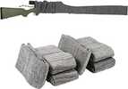 Allen 13173 Firearm Sock Made Of Black Silicone-treated Knit With Custom Id Labeling Holds Rifles Scope Or Shotguns