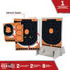EZ-Aim Splash Trainer Kit & Target Stand Self-Adhesive Paper Oval Black/Orange