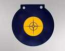 Ez-aim 15598 Hardrock Shooting Target Handgun/rifle Gong Yellow/white/black Ar500 Steel 8" L X W 0.50" 1/" Thick