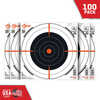 The EZ Aim Bullseye Is a Great All Purpose Target. The Bound Design Keeps Targets looking Great.. It Has concentric Rings In a One-Inch increments. The Bright Orange One-Inch aiming Point Is Easy To S...