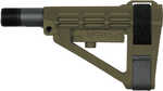 Sb Tactical Sba4 Brace Synthetic OD Green 5-Position Adjustable For AR-Platform (Tube Not Included)