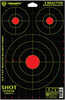 Triumph Systems Shot Seeker Reactive Target Self-Adhesive 3 Bullseye Black/Red/Yellow 5 Pack