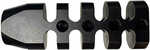 American sourced Pre-Heated 4140 Steel Or Stainless Steel With a Brushed Finish. Black Nitride Coating. Designed To Redirect Blast And gasses Out And Up as To Mitigate Recoil And Muzzle Rise. They Als...