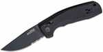 With a Textured Aluminum Handle And CRYO D2 Blade, SOG-TAC Au Is a Fast-Opening Folding Knife That springs To Action With Either Hand And stays Open With Exceptional Lock-Up Strength thanks To SOG's a...