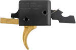CMC Triggers 91501GF Drop-In Gold Finger AR-15AR-10 Steel Single-Stage Curved 3-3.50 Lbs Ambidextrous