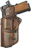 Tagua Tx Lock Retention System Dark Tan Leather OWB Fits Glock 17/22 Ambidextrous Hand Features Optics Ready