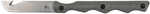 Templar Knife NTKG322 Neck 2.46" Fixed Drop Point Plain Powder Coated D2 Steel Blade/ 4.22" OD Green Canvas Micarta Hand