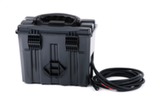 Battery Box Is 12V Battery Compatible. Dual Cable For Both Output And Solar. (Battery And Solar Panel Not Included).