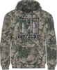 Hornandy Fleece Camo hoodie With Hornady Front Logo. Made With 60/40 Cotton/Polyester And a Double Lined Hood.