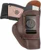 1791 Gunleather Fcd5brwl Fair Chase Iwb Size 05 Brown Leather Deer Hide Clip-on Fits Sig P320 Left Hand