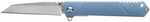 Schrade 1159320 Inert Folding Wharncliffe Part Serrated Satin Aus-10a Ss Blade Blue