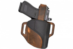 The Trooper Holster Is handcrafted With Vegetable Tanned Water Buffalo Leather And Industrial Grade Bonded Nylon Thread. It Has a raised Protective Backing And Adjustable Retention Strap. The Rough Ri...