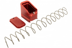 The Shield Arms CZ P10C/P07 Magazine Extension adds 5 rounds Of 9mm And 4 rounds Of 40 S&W To Your CZ P10C Or P07 Pistol. Shield Arm's Unique, Easy Access Floor Plate Design Allows You To Easily Acces...